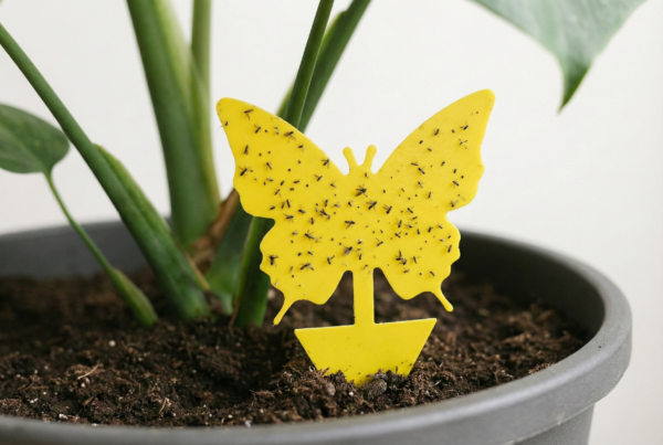 vangplaat met rouwvliegjes vangplaat met rouwvliegjes