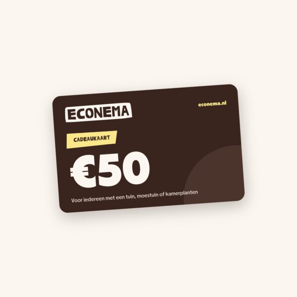 Econema cadeaukaart van 50 euro, tuin cadeaubon