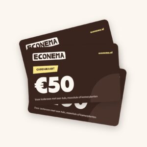 Econema cadeaukaart: tuin cadeaubon van 25, 50 en 100 euro