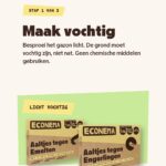Stap 1: besproei het gazon licht voordat je de aaltjes tegen engerlingen en emelten gebruikt